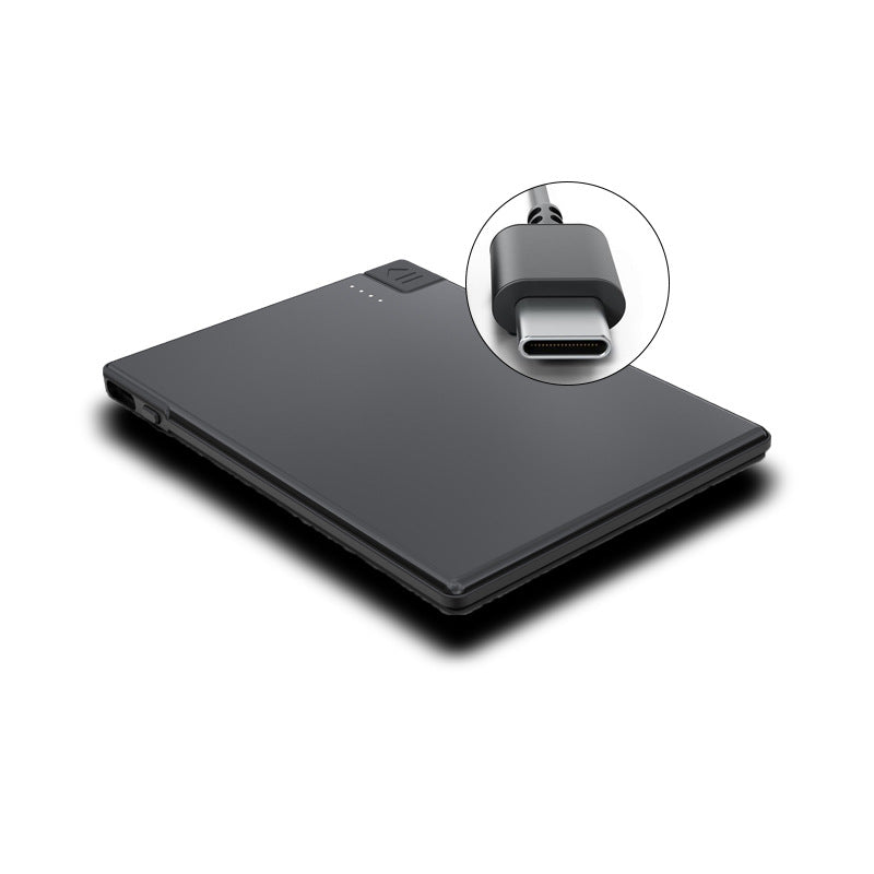 Ultra-thin Compact Portable With Cable Mobile Power Supply